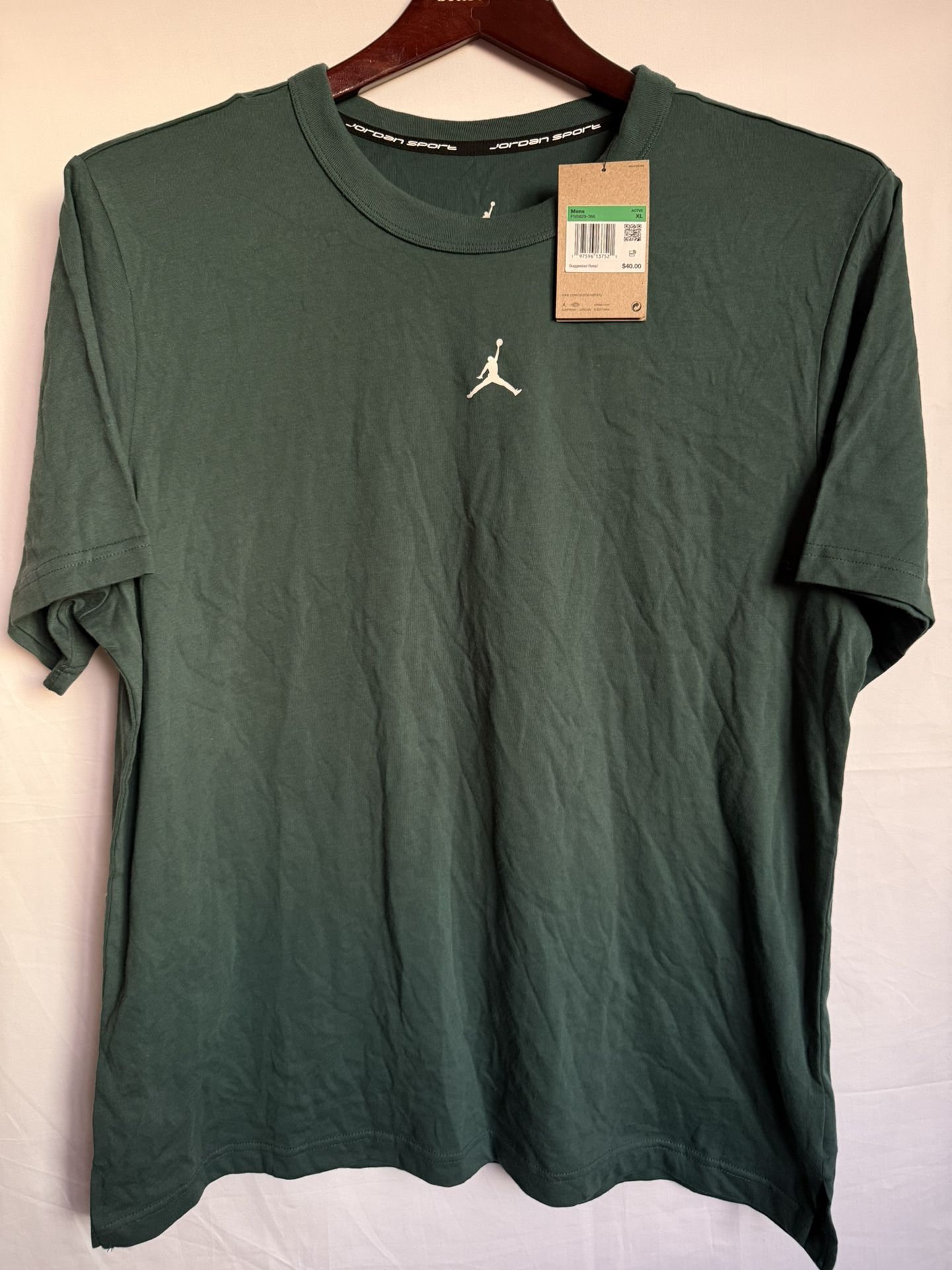 Jordan Jumpman Men’s T-Shirt Green XL Sportswear Athletic Casual Tee