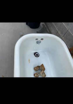 Vintage Cast Iron Tub