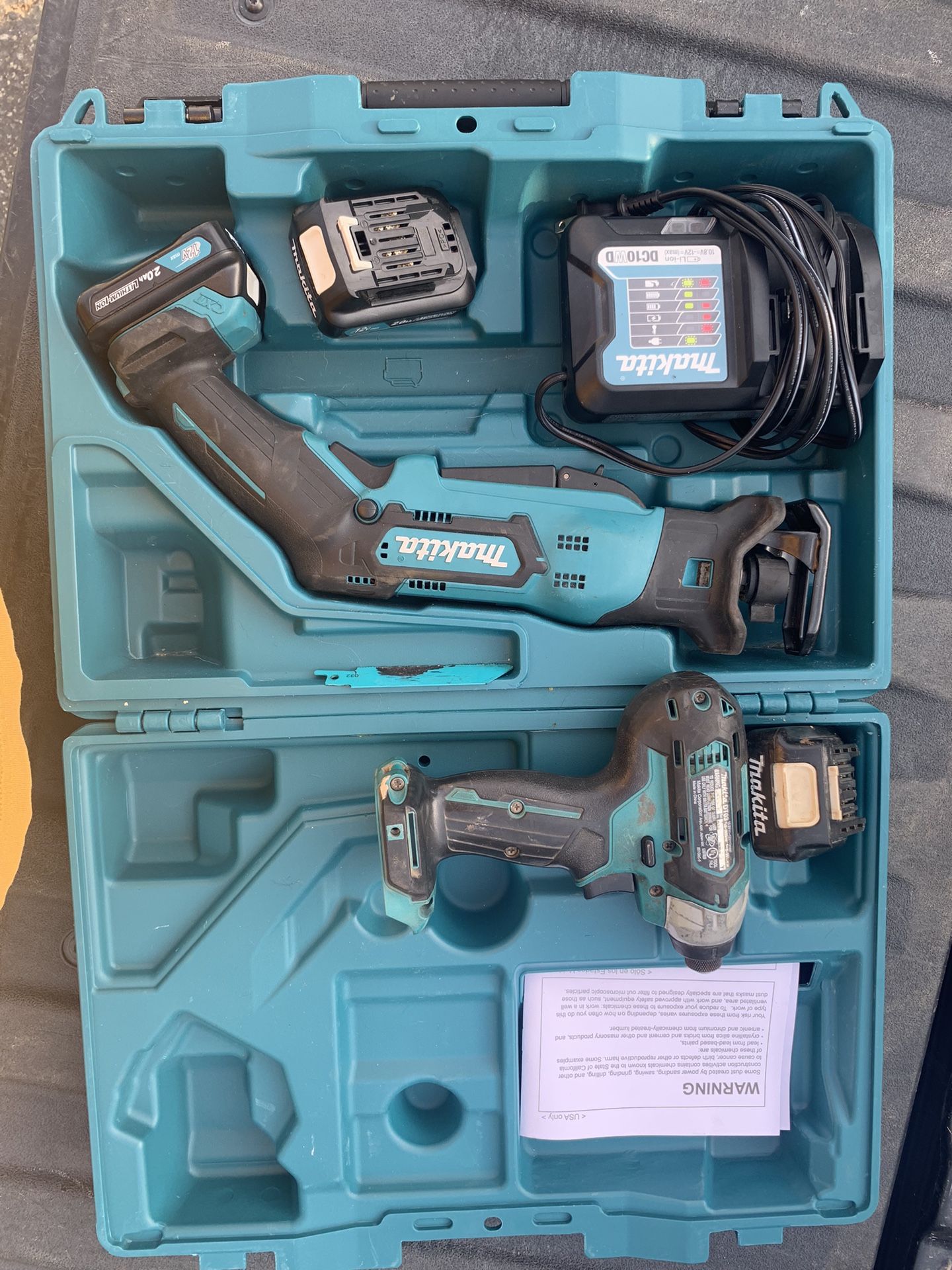 Makita Sawzall And Impact Drill Combo Kit