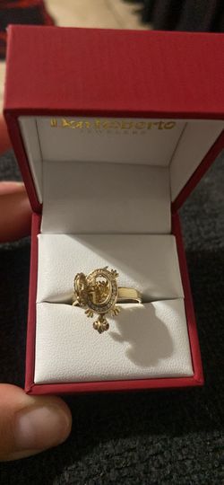 14k gold turtle ring