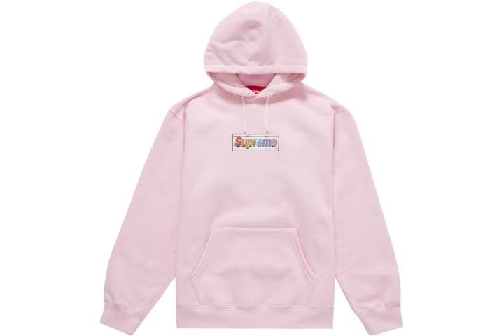 Supreme Bling Box Logo Hooded Sweatshirt