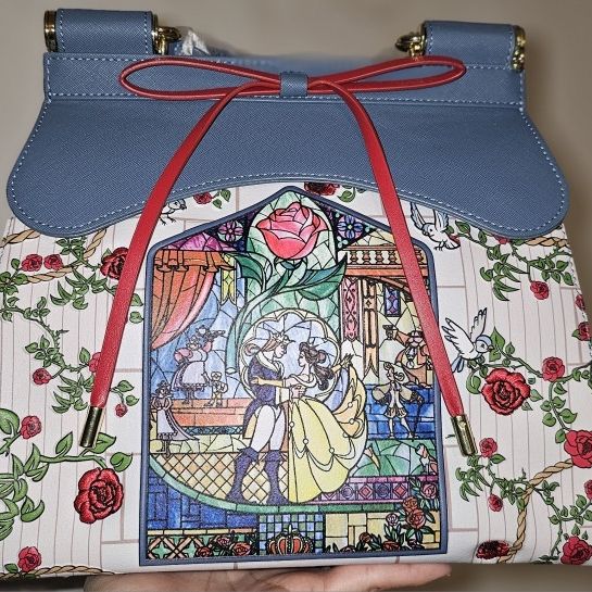 enchanted rose mini backpack EXCLUSIVE DROP: Loungefly Beauty And The Beast Belle Step into a tale as old as time with this Beauty and The Beast Clear Mini Backpack for Women Beauty and The Beast Enchanted
