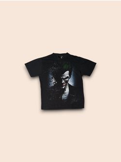 Batman Spiral Direct Joker Arkham Origins Black Mens T-Shirt Size Large