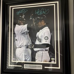 Ken Griffey Jr. & Ichiro Suzuki Autographed