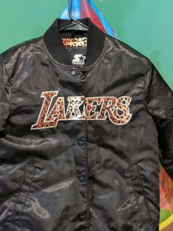 Starter LA Lakers Satin Bomber Jacket