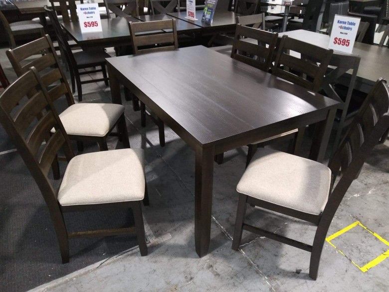 Table and six chairs Brand.New $39 Down / Same day delivery available 🚛