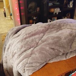 Sherpa Fleece Weighted Blanket 20lbs  With Ceramic Beads 16x80 