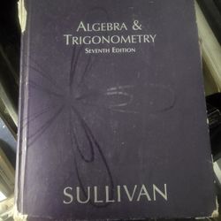 Algebra And Trigonometry 7th Edition Book