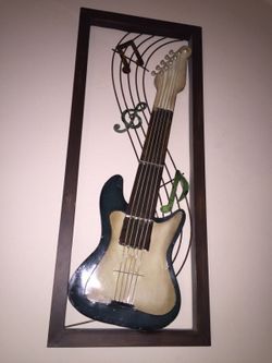 BRAND NEW ~ "GUITAR" WALL ART