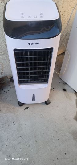Costway air conditioning unit. Put water or ice in the bottom tray in the back