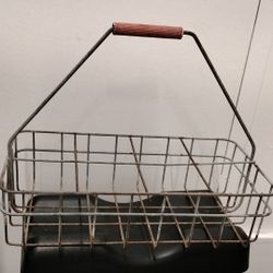 Vintage Iron Milk Bottle Holder 