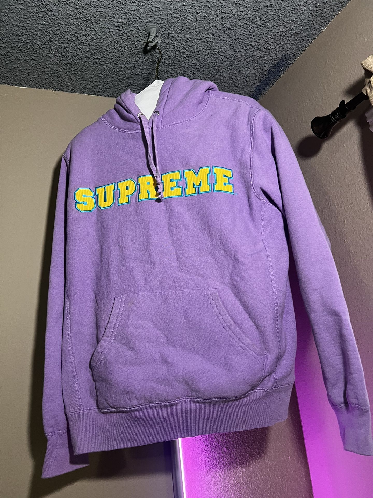 supreme cord collegiate hoodie SS18
