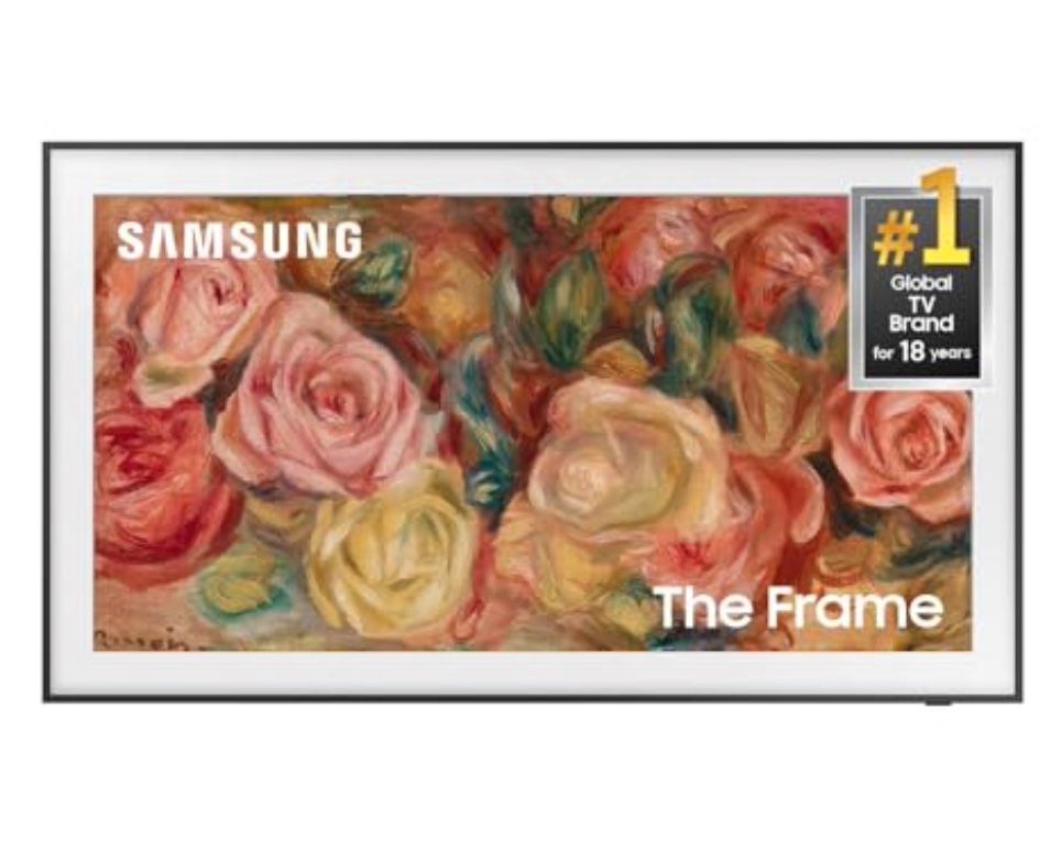 SAMSUNG 50-Inch Class QLED 4K LSO3D The Frame Series Quantum HDR Smart TV w/Dolby Atmos