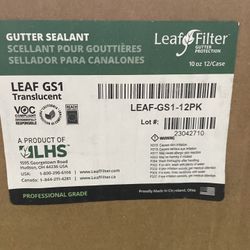 LEAF FILTER Gutter Sealant  Translucent -  Case of 12