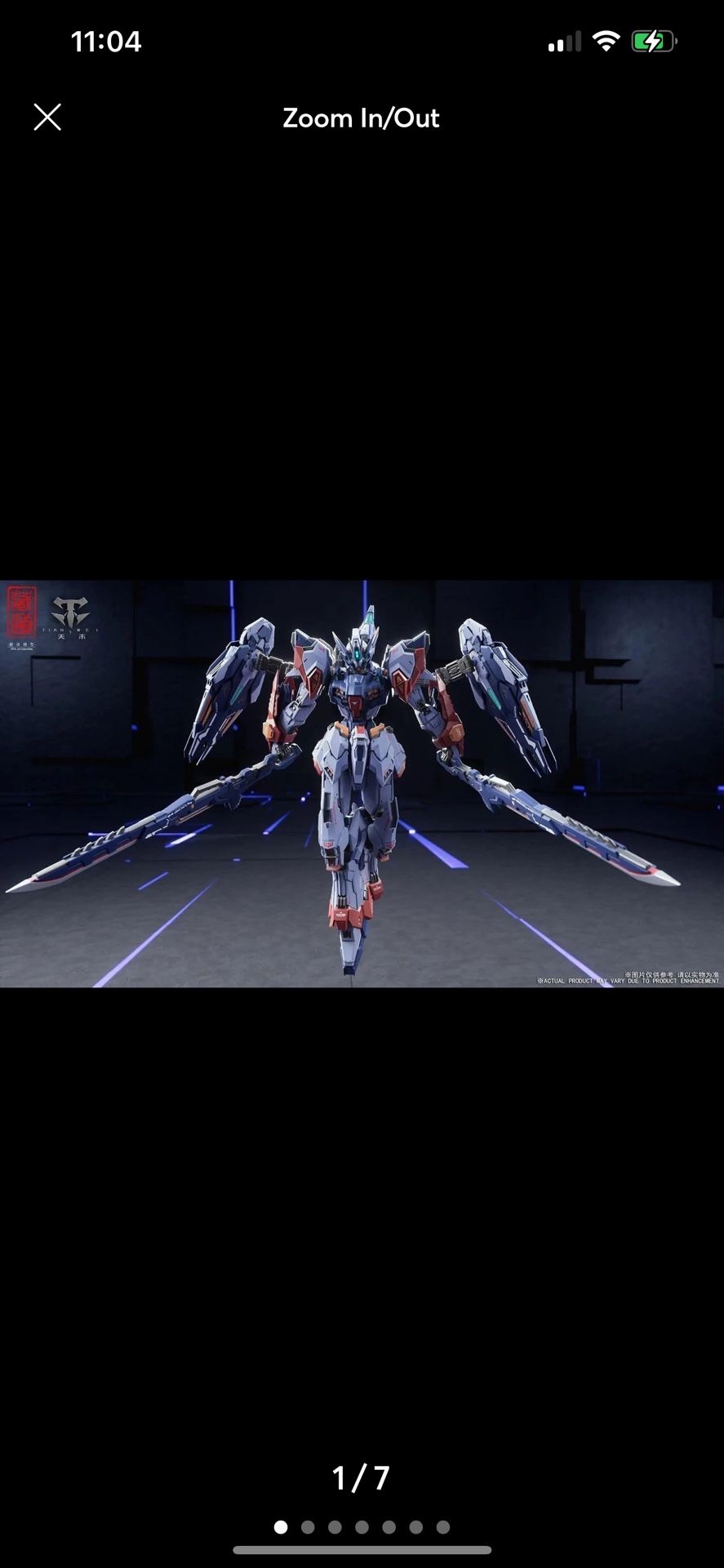 CangDao Model 1/100 CD-TG01 Tianwei Action Figure Zen of Collectible Metal Build