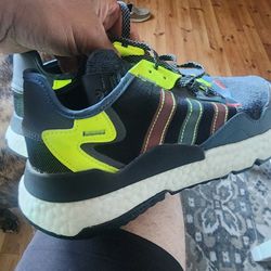 NEW Adidas Sneakers Mens Nite Jogger’s Size 10  FZ1958 Multi Color SCARCE 🔥🔥