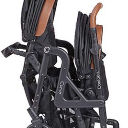Contour Curve Double Stroller With Graco Attachment 