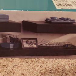 Brand New 4 Black Shelves 