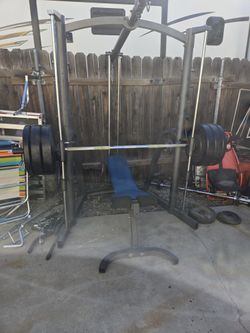 Selling this whole gym set.