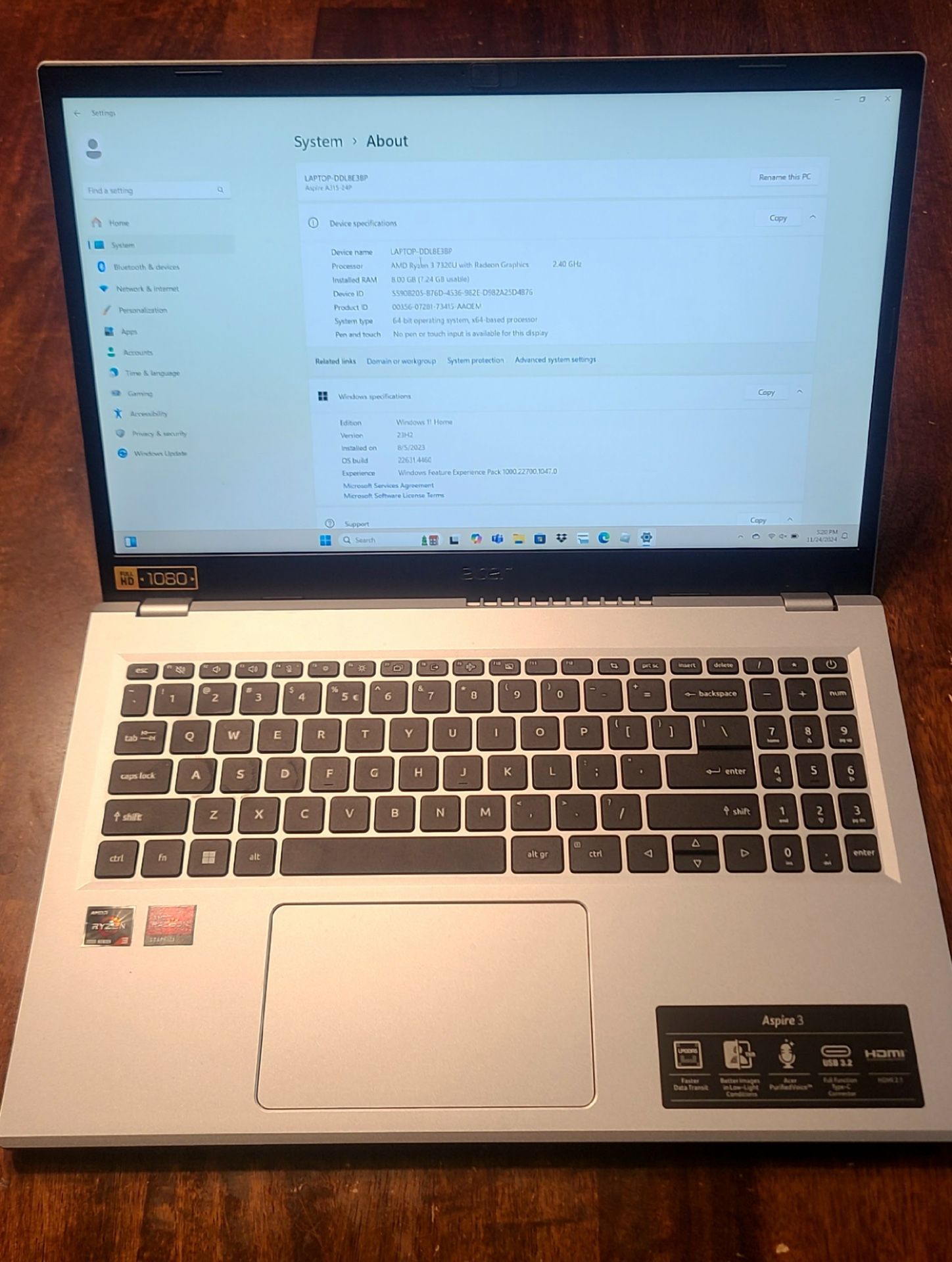 Acer Aspire 3