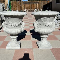 New Flower Pots Made Out Of Cement Perfect Gift 🎁 