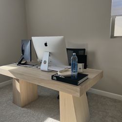  CB2 Desk With Drawer 