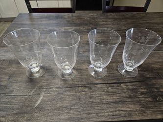 4 Princess house cups