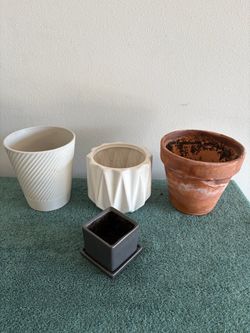 Set of 4 Planters - Various