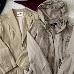 Khaki Jacket and blazer