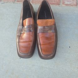 Good pear are Kenneth Cole  tone, dress shoes