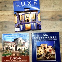 3 Home Design Architecture Heavy Weight Large Paperback Books 
10 x 12