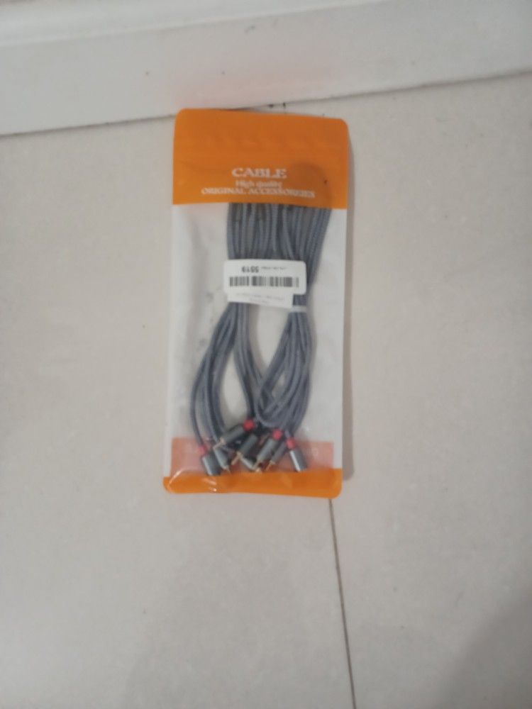 Audio Stereo Subwoofer Cable 2 Pack