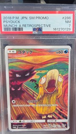 Pokemon Munch: A Retrospective Promo Psyduck #286 PSA 7