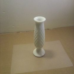 E.O. Brody CO. Diamond Pattern Milk Glass 