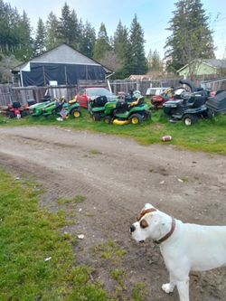 About 20 Riding Mowers All Need Work