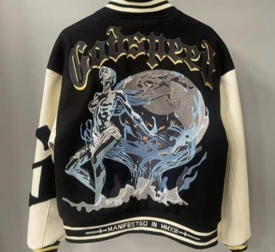 GODSPEED LUXURY VARSITY JACKET ALL SIZES AVAILABLE 