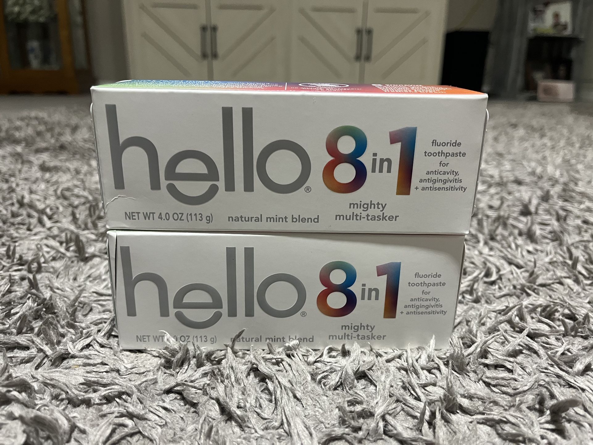 Hello 8 In 1 Toothpaste 4.0 Oz $4.50 Each