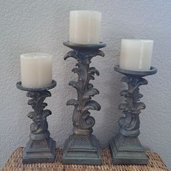 3 Candle Holders