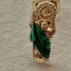 SAN JUDAS EN BAÑO DE ORO  - Arete Para Niña  o Adulto