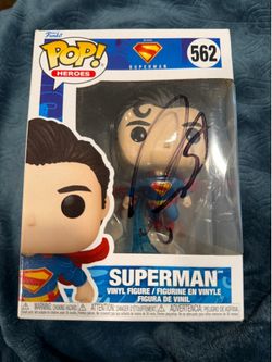David Corenswet Signed Superman Funko Pop