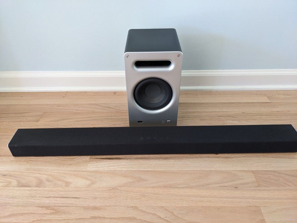 Vizio speakers: Sound Bar And Wireless Subwoofer (SB3621N-E8)