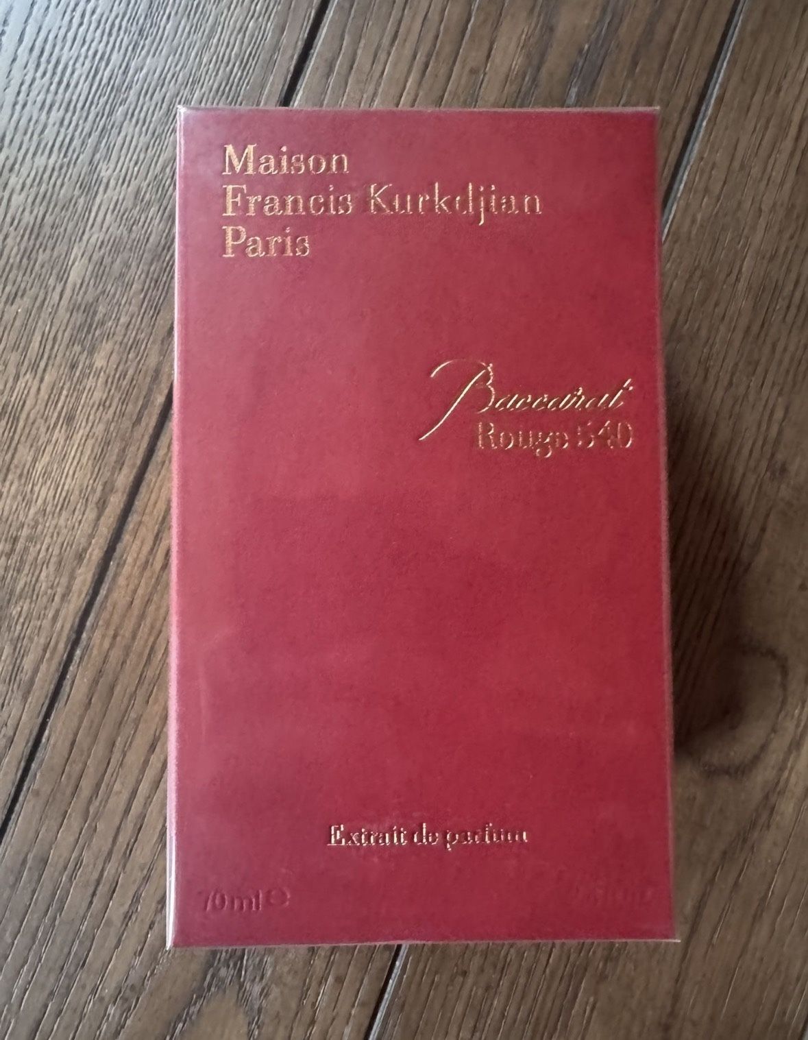 Baccarat Rouge 540 Cologne