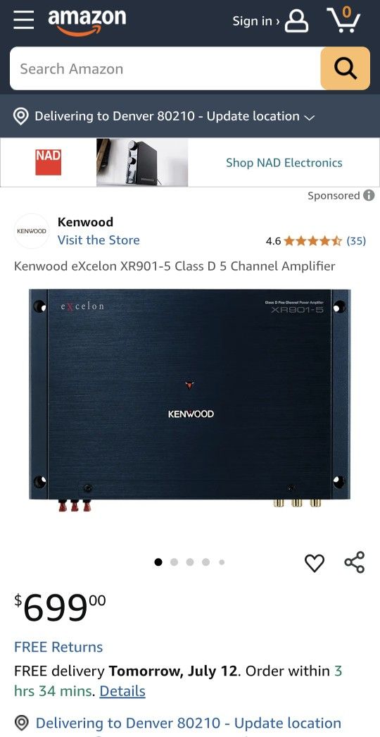 Kenwood XR901-5 Amplifier