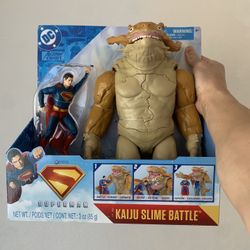 Superman Vs Kaiju Slime Battle Action Figure Set
