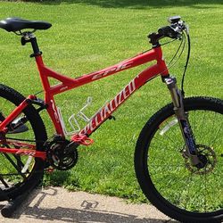 SPECIALIZED FSR EPIC M4 CROSS COUNTRY BIKE - FULL SUSPENSION - EX-LARGE FRAME - HYDRAULICS DISC