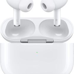 Apple AirPods Pro (2nd Gen) Wireless Earbuds, Up to 2X More Active Noise Cancelling, Adaptive Transparency, Personalized Spatial Audio MagSafe Chargin
