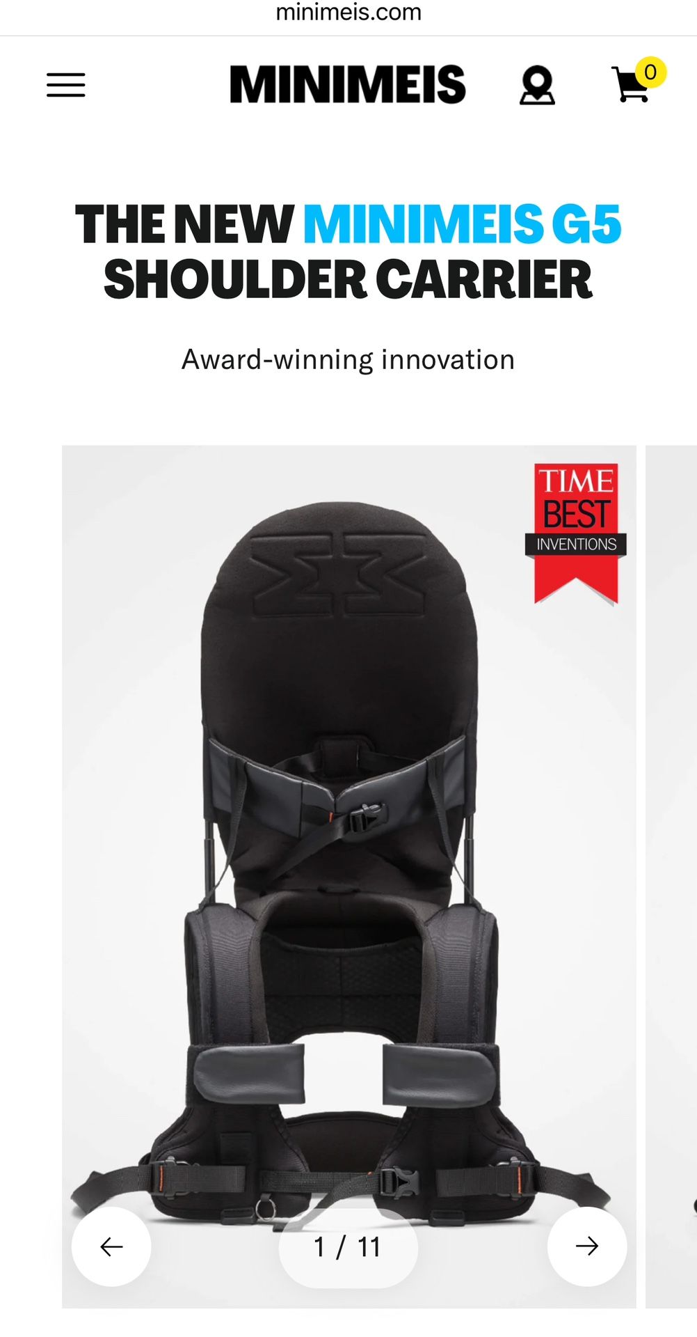 Minimeis Baby Shoulder Carrier And Backpack