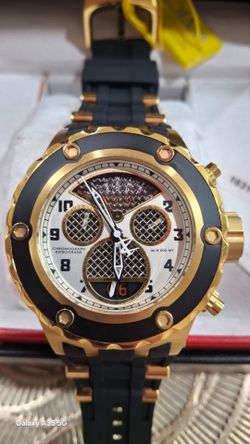 INVICTA 18 K GOLD PLATED WATCH