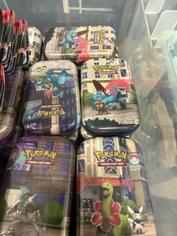 Pokemon tins and singles