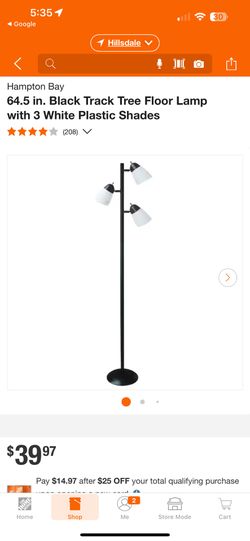 3 Light Floor Lamp